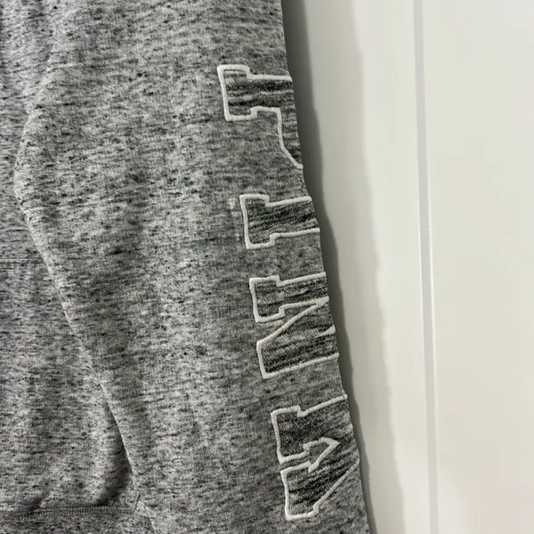 Victoria's Secret Pink Small Gray Quarter Zip Funnel Neck Sweatshirt w/Pocket - Image 8