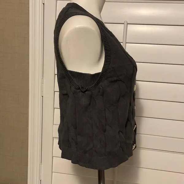a new day Charcoal V-Neck Sweater Vest - Image 3