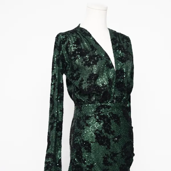 Maje Riletie -‎ Sequin Long Sleeve Dress - Image 7