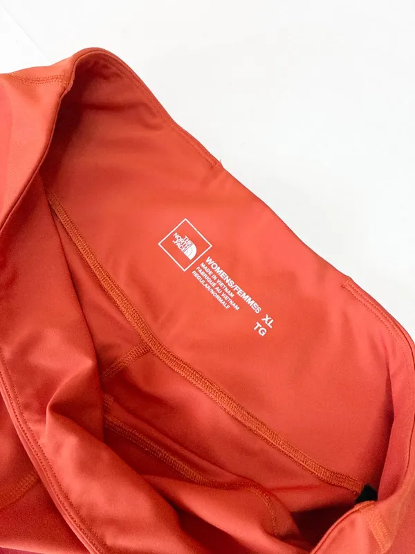 The North Face Elevation 7/8 Leggings - Rust Orange - Size XL - Image 6