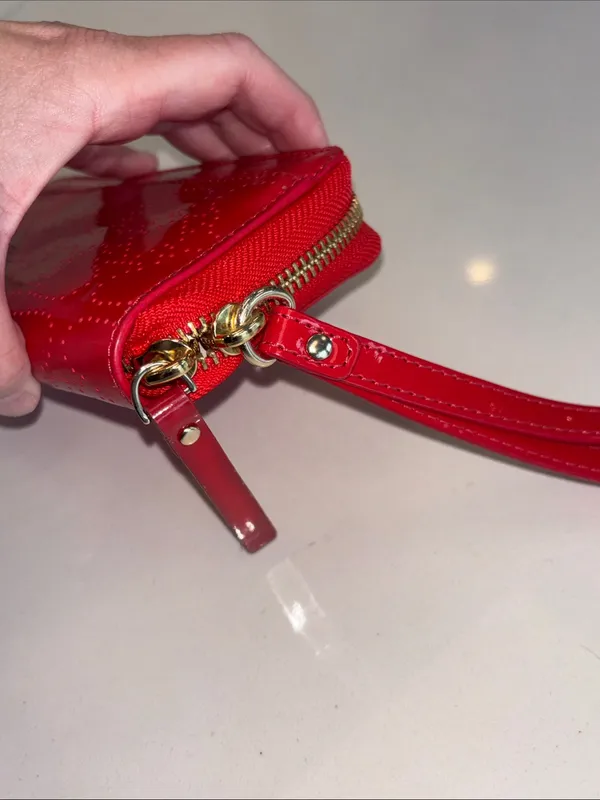 Kate Spade Jazzy Metro Red Patent Leather Wristlet - Image 4