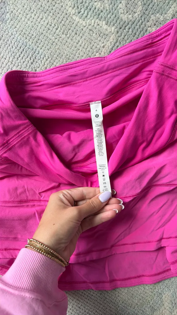 Lululemon Pink Tennis Skirt - Image 3