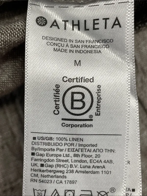 Athleta Retreat Linen High Rise Ankle Pant - Image 6