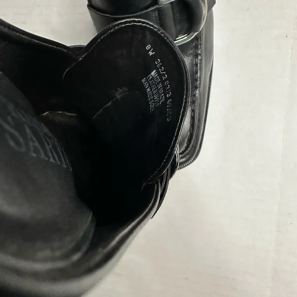 Franco Sarto Women Black Open Back‎ Shoes Size 8W - Image 7