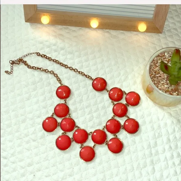 🍉 Unbranded Pink and Gold Necklace 🍉 - Image 2