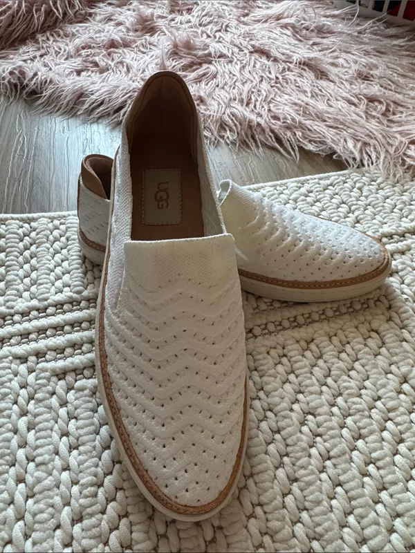 UGG Slip-On Sneakers with Tan Trim - Image 2