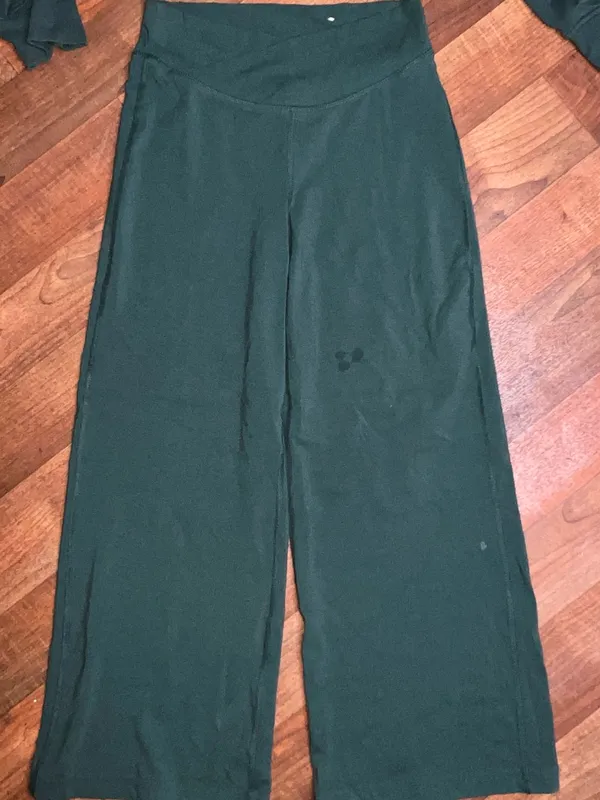 Old Navy Forest Green Wide Leg Pants - Image 3