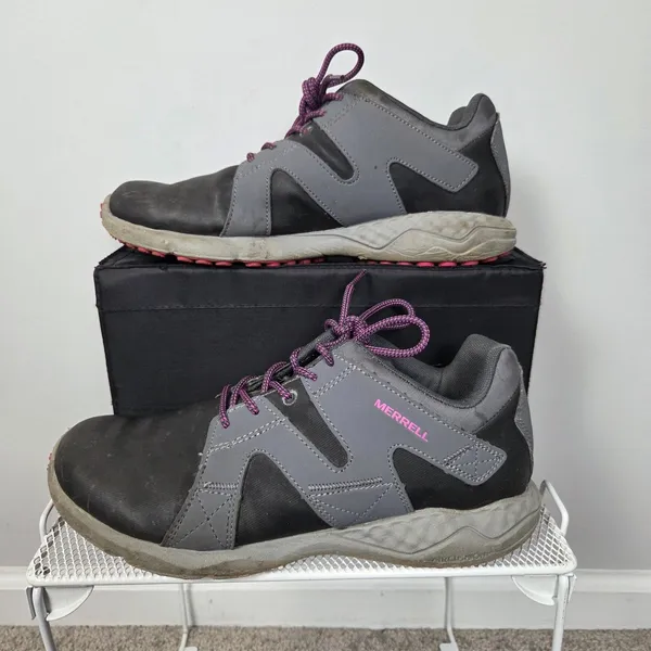 Merrell 1SIX8 AC+ PRO Women's Size 8 Shoes Gray Slip Resistant Work Sneakers - Image 2
