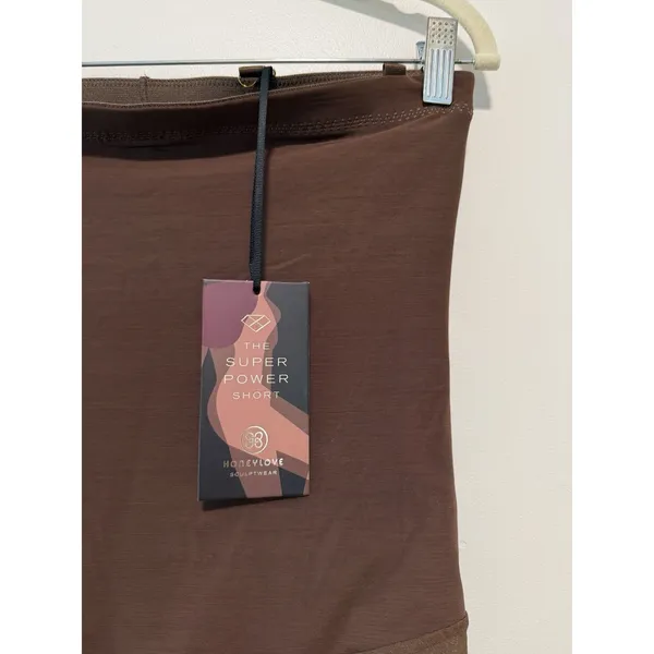 Honeylove NWT The Super‎ Power Sculptwear Shapewear Short in Brown Size 1X - Image 3