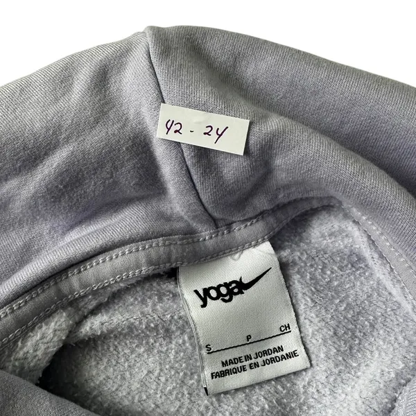 Nike Purple Crop Top Yoga Hoodie Sweater Women's Size Small | 42-24 - Image 4