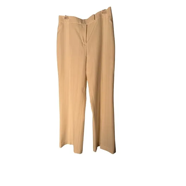 Y2K Cato 2pc Cream Pink Gray Striped Suit.‎ Jacket and Pants Women's Size 14 - Image 6