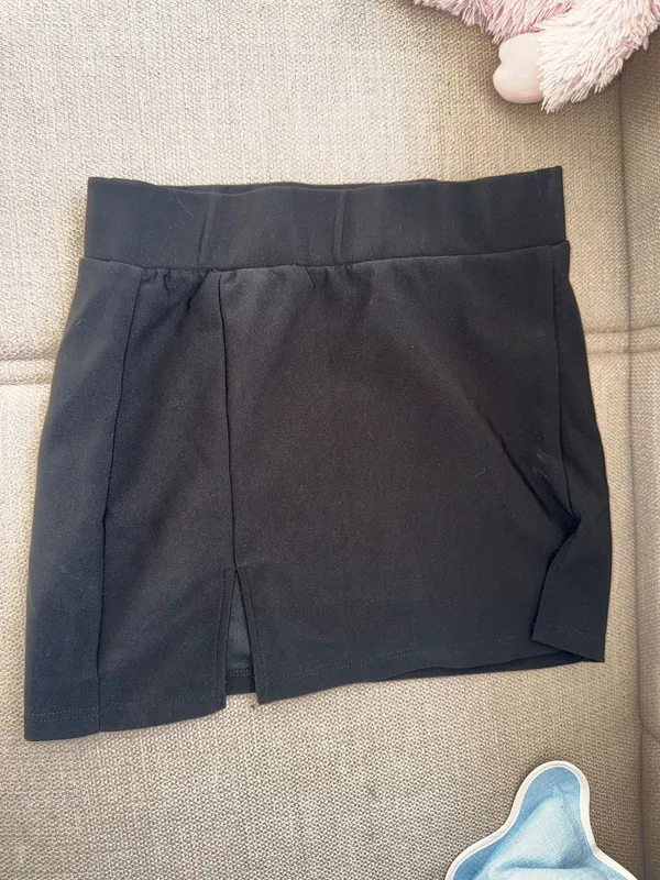 New Mix Black Mini Skirt - Image 2
