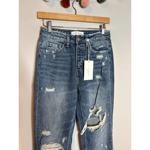 Vervet NWT Flying Monkey distressed jeans - Image 6
