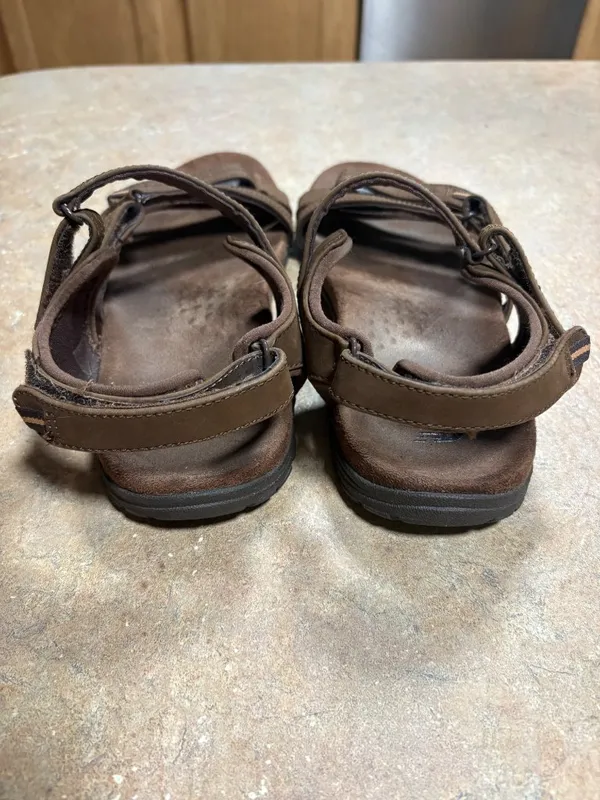 New Balance Maya Sandals Brown Nubuck Straps Comfort Arch Outdoor 9 - Image 7
