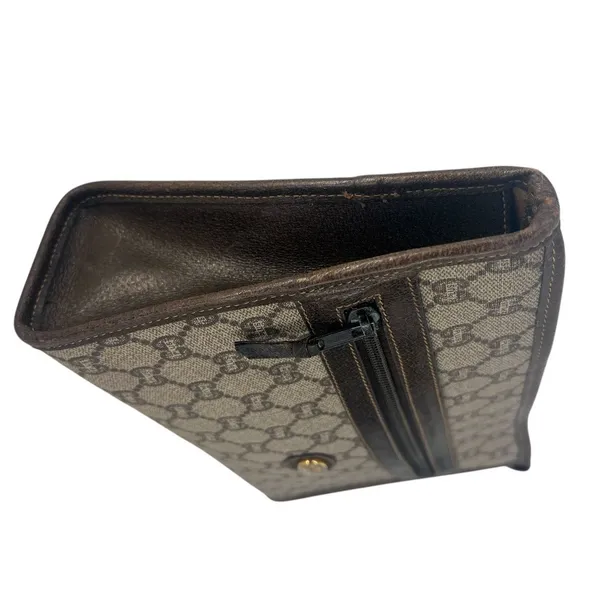 Gucci Plus‎ Monogram Top Zip Pouch Clutch - Image 6