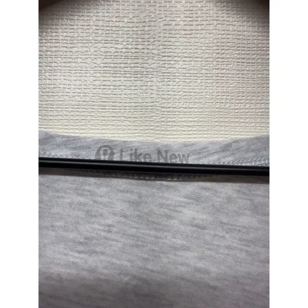 Lululemon Knot A Problem Tank‎ Top Women Sz 12 Split/Tie Front Gray Pima Cotton - Image 5