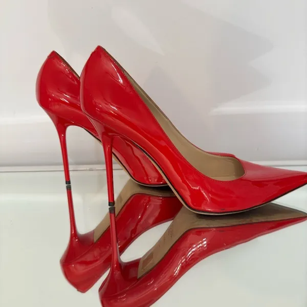 Jimmy Choo, Red Women's Heels - Image 6