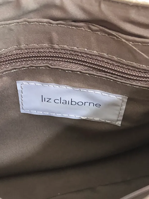 Liz Claiborne White Faux Alligator Skin Shoulder Bag - Image 9