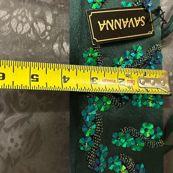 Savanna Green Sequin formal Clutch - Image 10