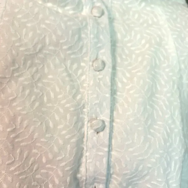 Chelsea & Violet White Embroidered Dress NWT 100% Cotton SZ L Embroidered LWD - Image 4