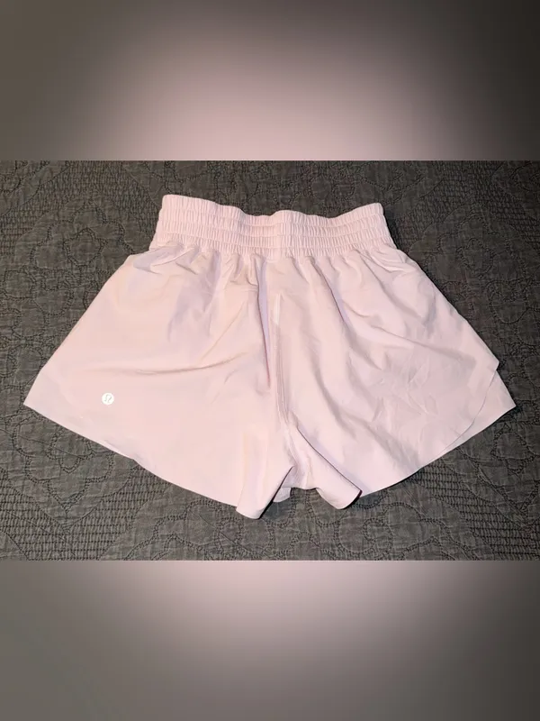 Lululemon Shake It Out High-Rise Running Short 2.5" Pink Haze Women’s Size-XS - Image 3