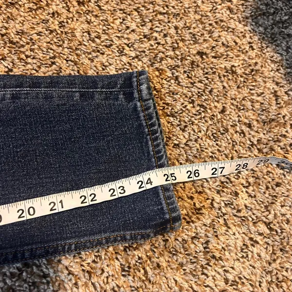 Abercrombie Fitch Ultra High Rise Ankle Straight Dark Wash‎ Denim Jeans Women - Image 6