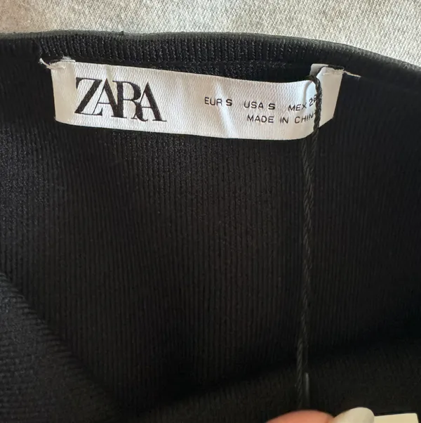 ZARA Black Strapless Top - Image 5