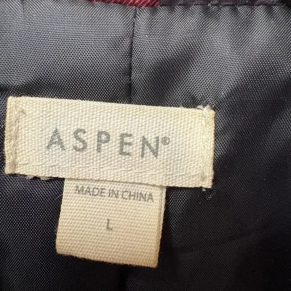 Aspen Women's Red and Black Quilted Vest - Image 2