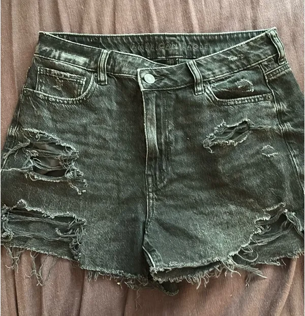 American Eagle Outfitters Jean Shorts Black - Image 3