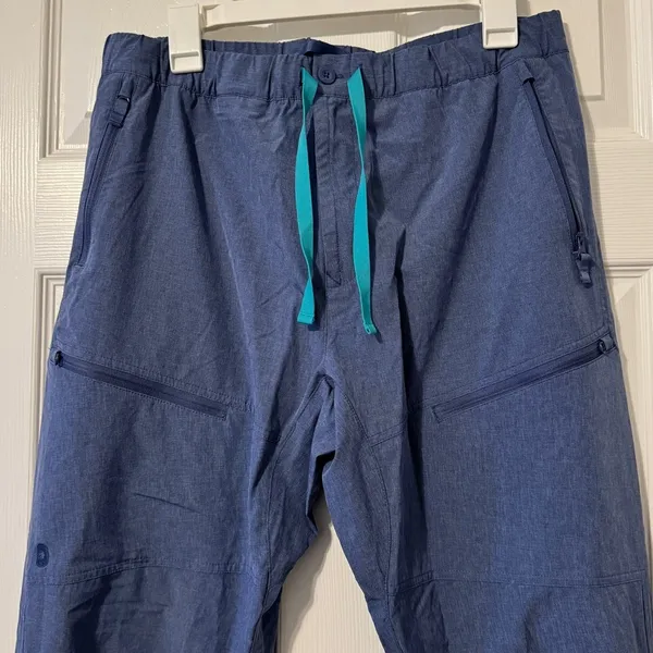 FIGS EAC Callao Jogger Scrub Pants Big Sky Blue Size Large - Image 3
