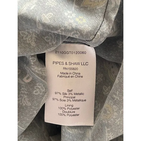 VERONICA BEARD Rahla Crochet-Trimmed Paisley Metallic Mini Dress - Image 14