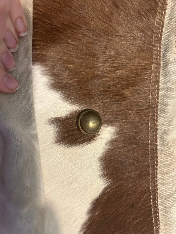 Large western tote bag Tan - Image 2