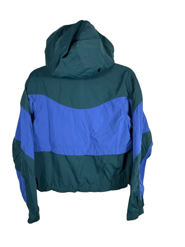 Lululemon Evergreen Cropped Full-Zip Hoodie Size 4 Green Jasper Wild‎ Indigo - Image 4