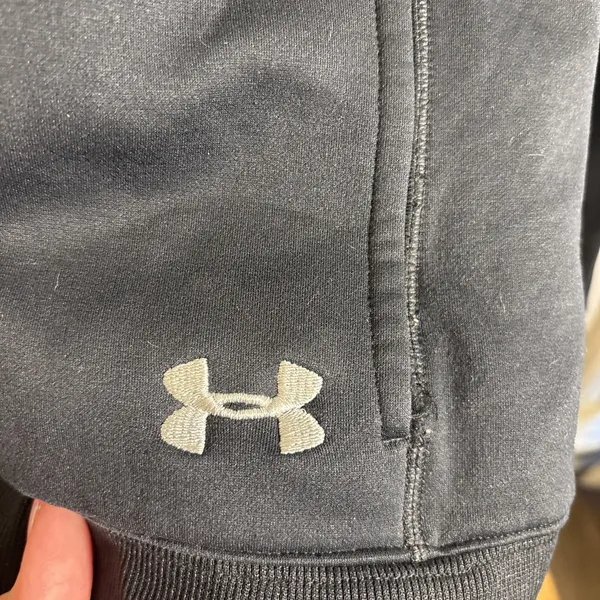 Under Armour UA‎ Storm Full Zip Hoodie Jacket Women's Large Black Semi-Fitted - Image 6
