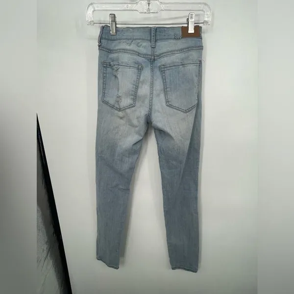 Aeropostale blue jeans size‎ 0 with rips - Image 6