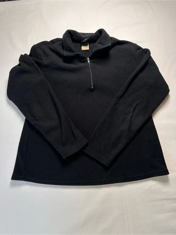 Patagonia Capilene Fleece Pullover Black USA Made Women’s Small Vintage 1990’s - Image 9