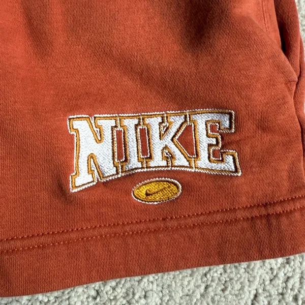 NIKE Women's Athletic Shorts in Rust Size Large - Image 8