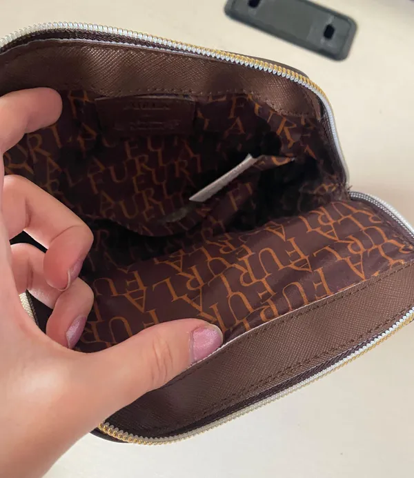 Furla NWOT brown clutch - Image 6