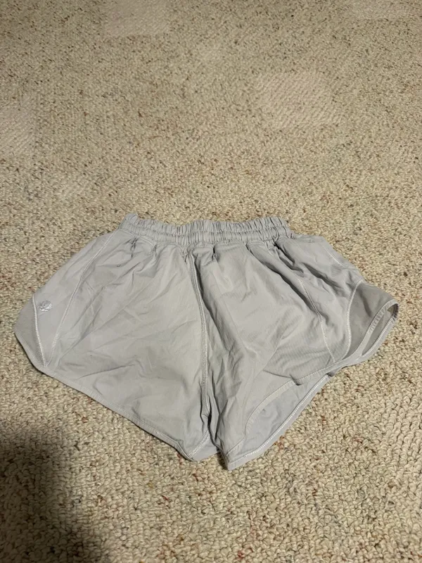 Lululemon White Hotty Hot Shorts - Image 2