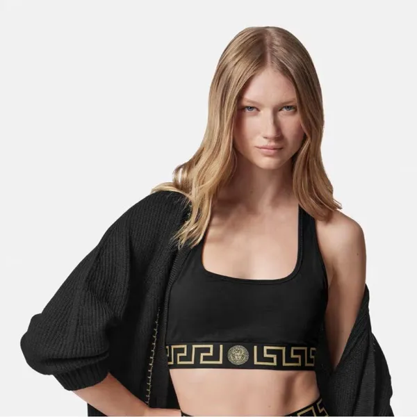 GRECA BORDER SCOOP BRALETTE VERSACE - Image 2