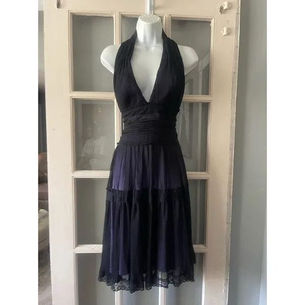 Tadashi Shoji Halter Lace Dress - Image 4