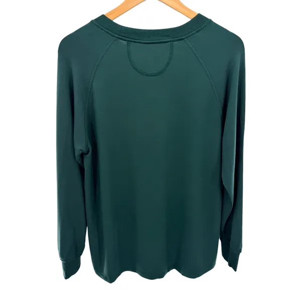 LAKE Pajamas Womens Medium‎ Evergreen Modal Raglan Long Sleeve Loungewear Top - Image 4