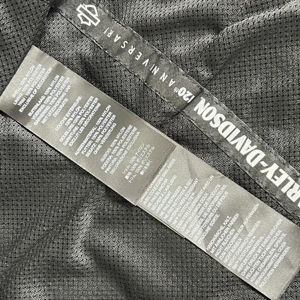 Harley-Davidson Imprint 120th Anniversary Riding Jacket Black Gray Women’s XL - Image 5