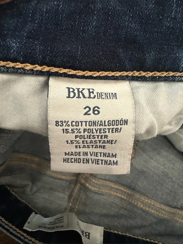 BKE Parker Womens 28x29 High Rise Skinny Jeans Dark Wash Denim - Image 7