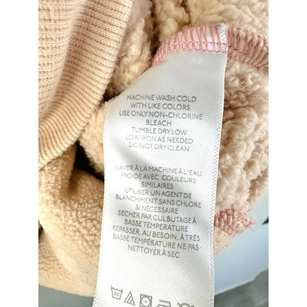 BDG‎ Urban Outfitters Women's M Crop Sherpa Fleece Varsity Streetwear Gorpcore - Image 13