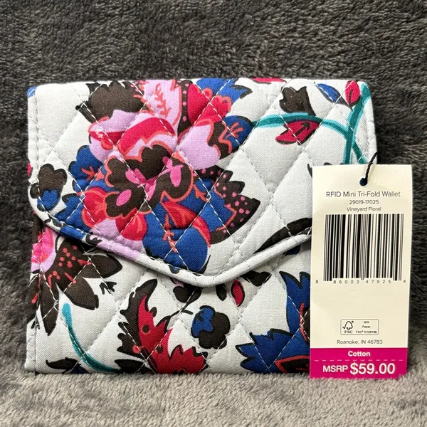 Vera Bradley Multicolor Floral Wallet NWT - Image 3