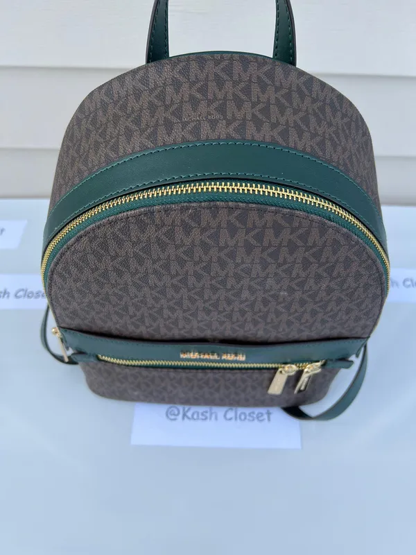 MK Kenly Medium Backpack - Racing Green - Image 7