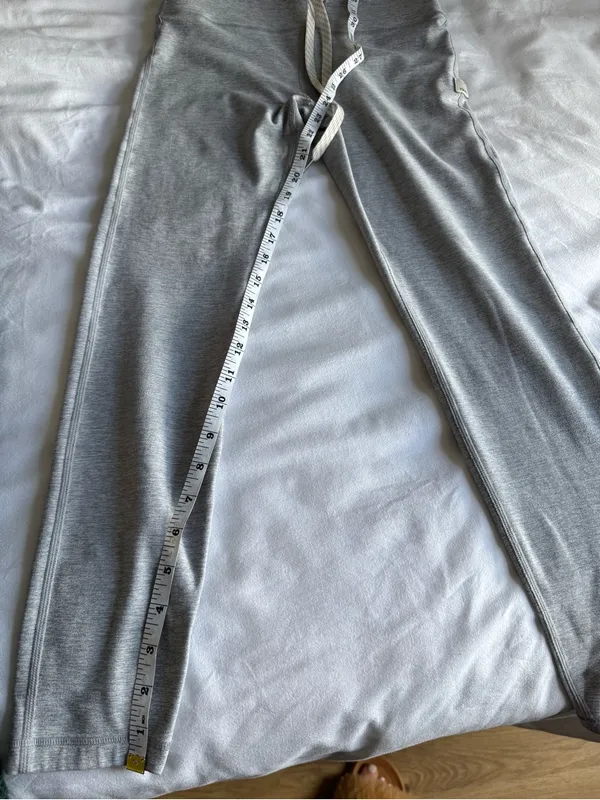 Vuori Light Heather Cream Grey Vibe Elevation Drawstring Leggings VW452 Small - Image 11