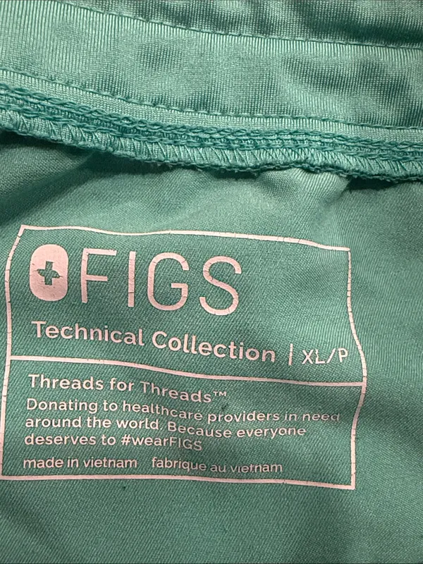 Figs Zamora women’s surgical green scrub bottoms size XlArge petite . - Image 3
