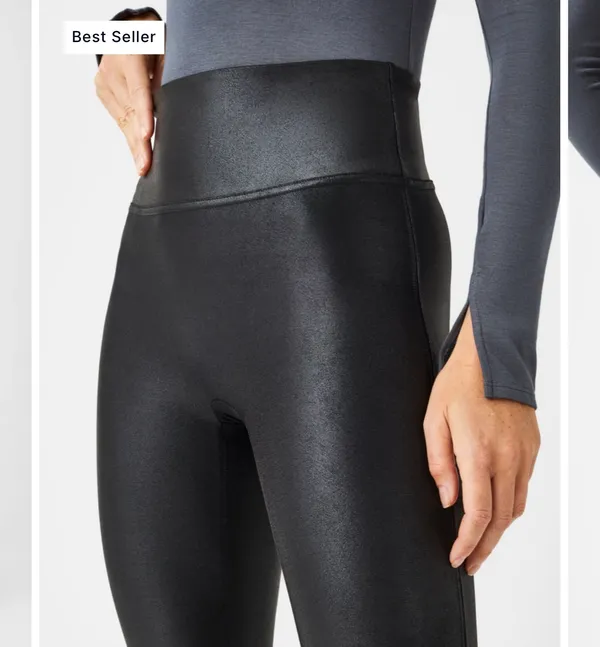 Spanx Faux Leather Leggings - Image 2